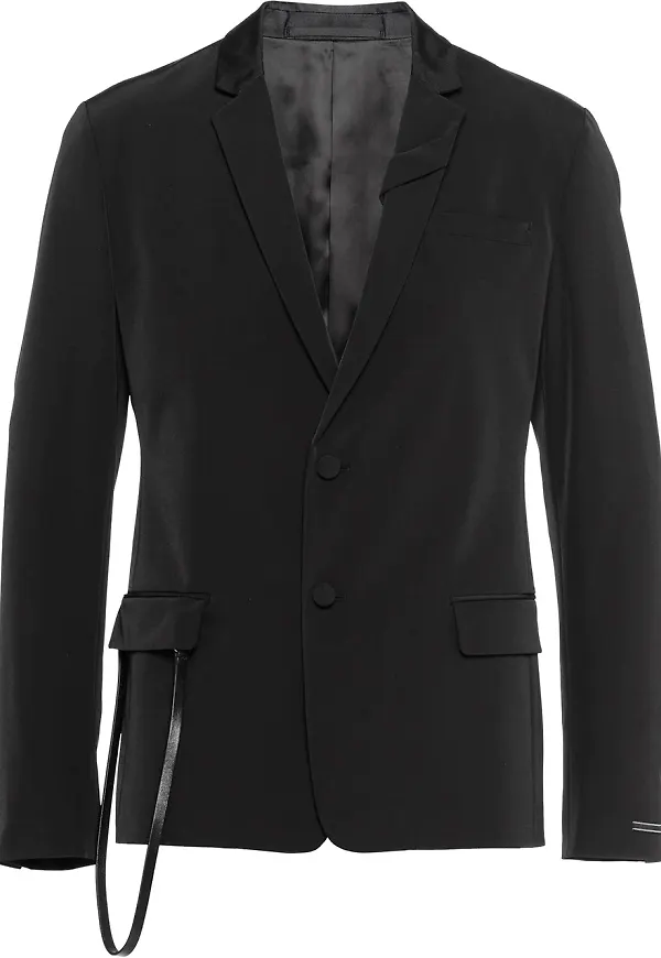 Prada enkelknäppt blazer - Svart