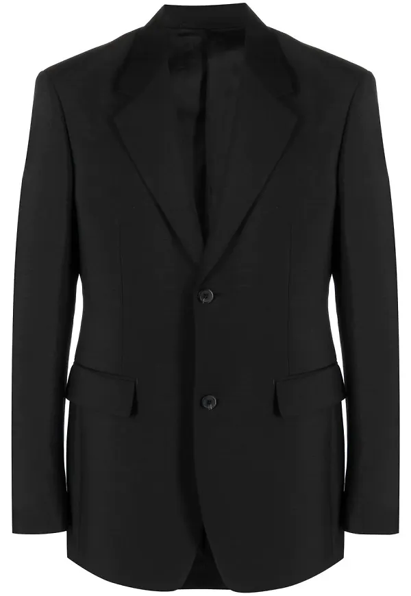 Prada enkelknäppt blazer - Svart