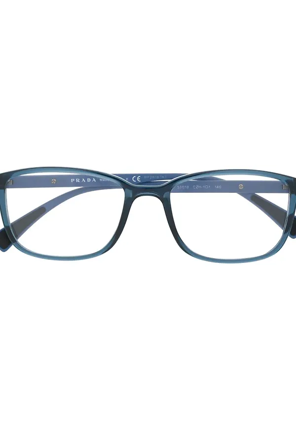 Prada Eyewear fyrkantiga glasögon - Blå