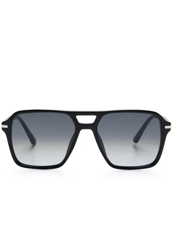 Prada Eyewear fyrkantiga solglasögon - Svart