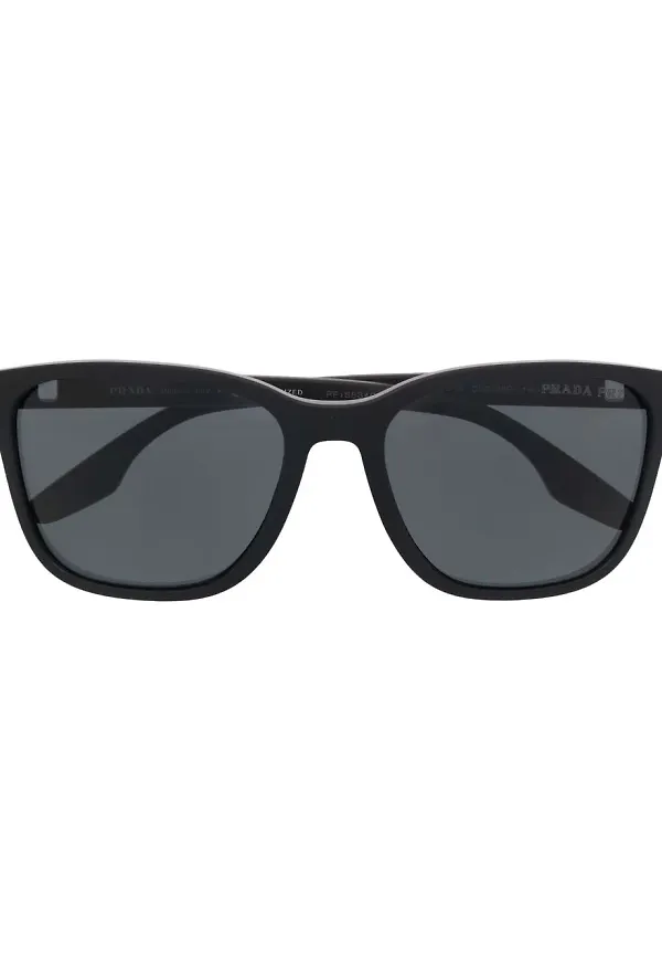 Prada Eyewear fyrkantiga solglasögon - Svart