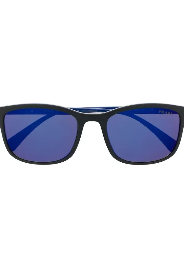 Prada Eyewear fyrkantiga solglasögon - Svart