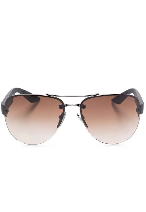 Prada Eyewear Linea Rossa solglasögon - Svart