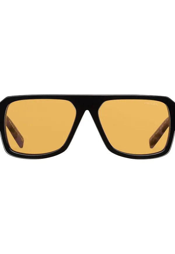 Prada Eyewear pilotsolglasögon - Brun