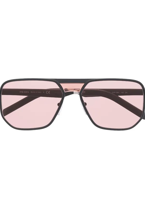 Prada Eyewear pilotsolglasögon - Grå