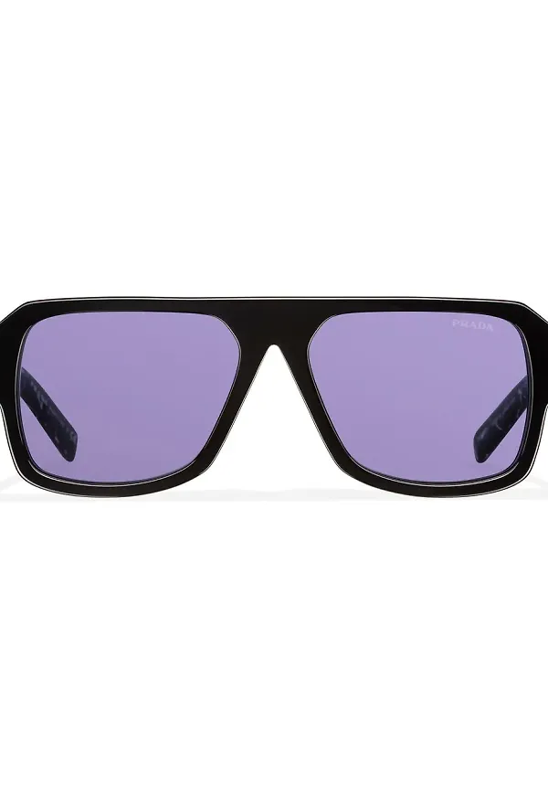 Prada Eyewear pilotsolglasögon - Lila