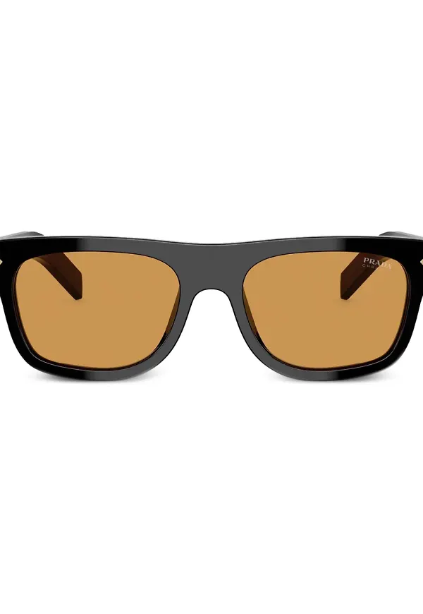 Prada Eyewear rektangulära solglasögon - Svart