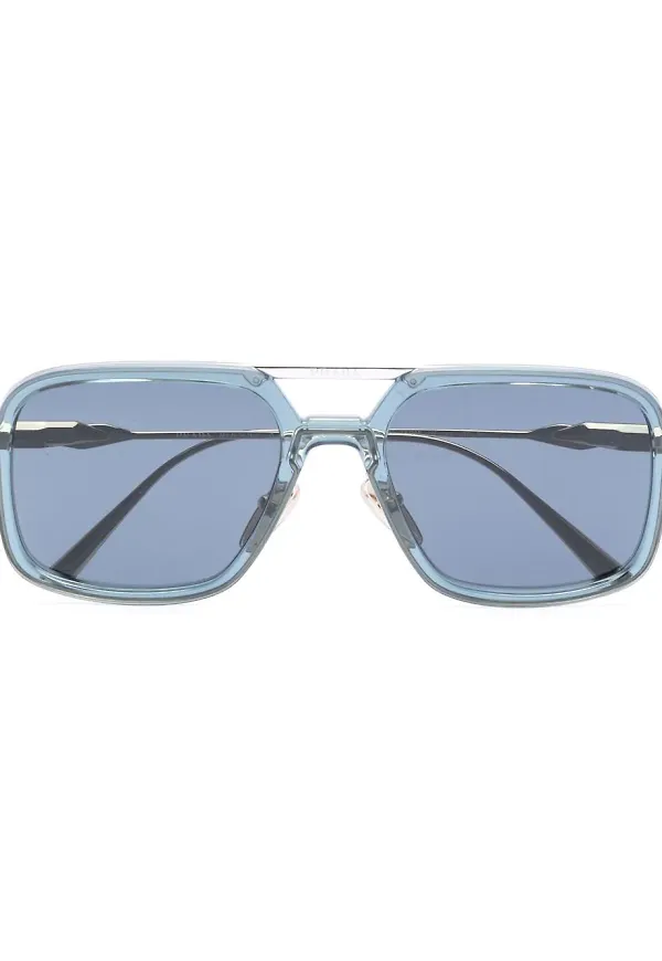 Prada Eyewear rektangulära solglasögon - Grå