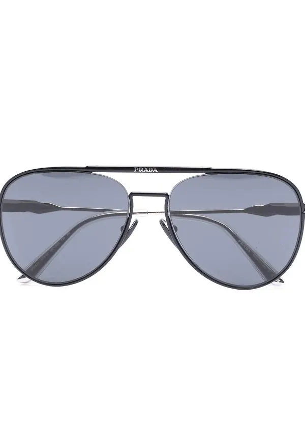 Prada Eyewear tonade pilotsolglasögon - Svart