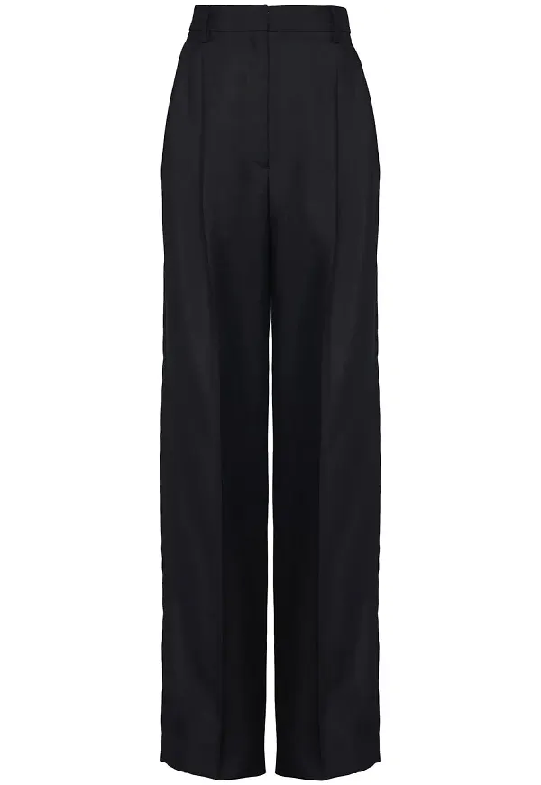Prada finbyxor med vida ben - Svart