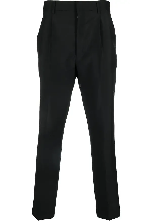 Prada finstickade byxor - Svart