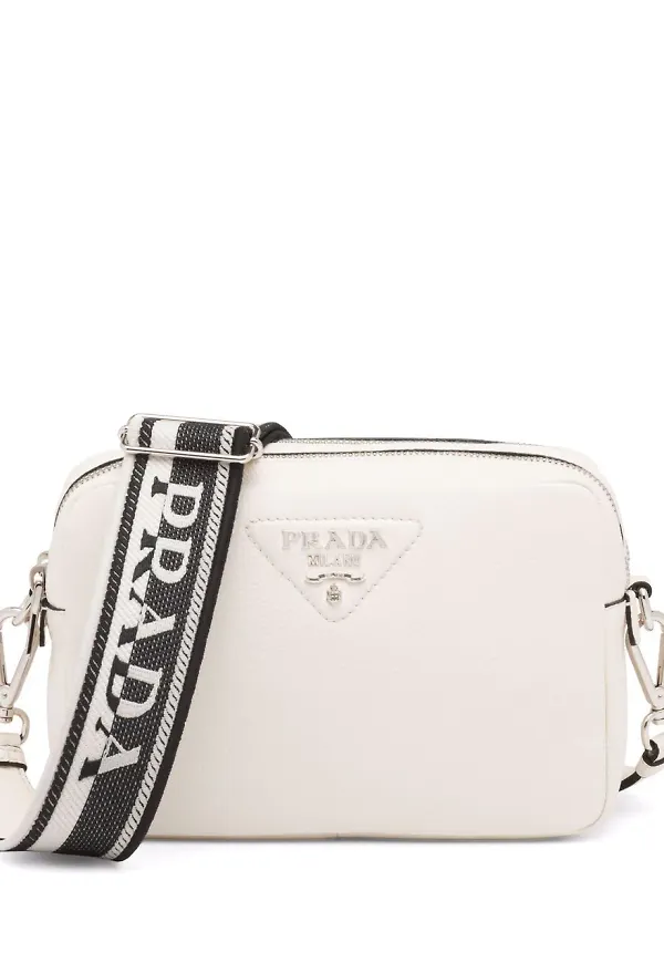 Prada Flou axelväska - Vit