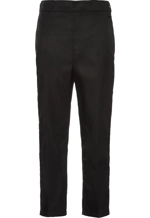Prada gabardinbyxor - Svart