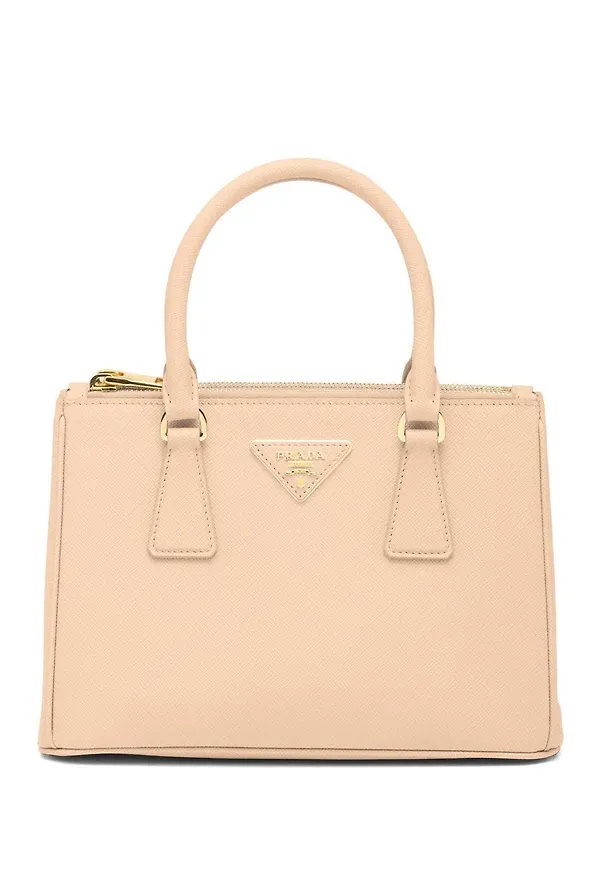 Prada Galleria liten totebag - Neutral