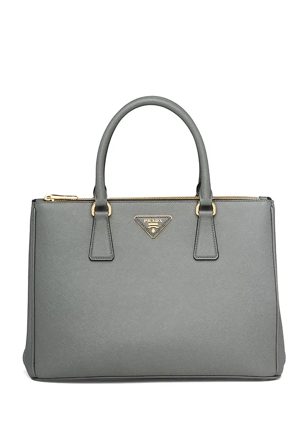 Prada Galleria läderväska - Grå