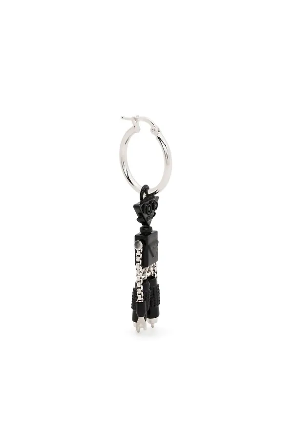 Prada hoop med berlock - Svart