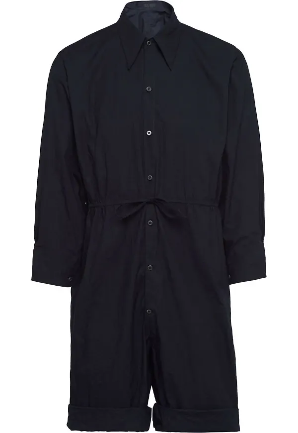 Prada jumpsuit med knytning - Svart