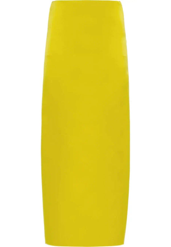 Prada kjol med hög midja - Gul