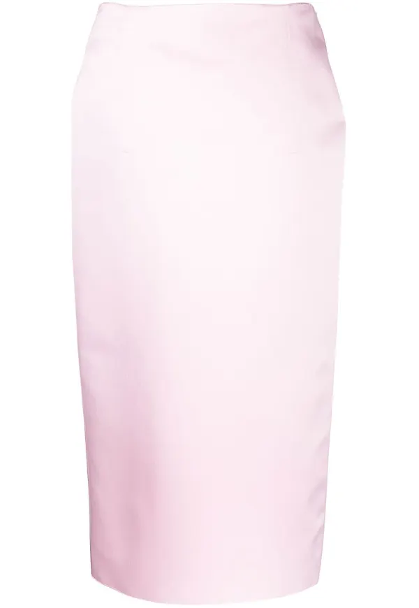 Prada kjol med hög midja - Rosa