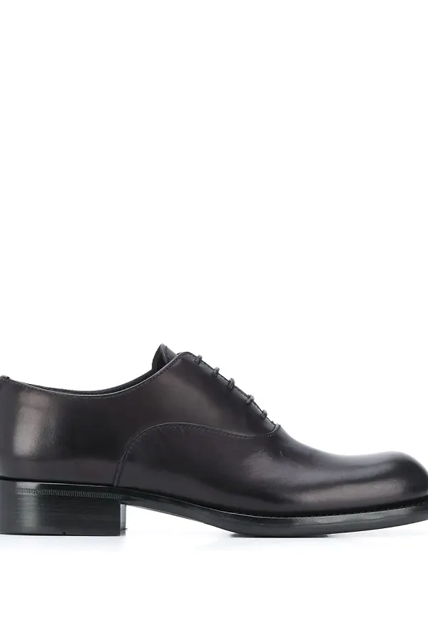 Prada klassiska Oxford-skor - Svart