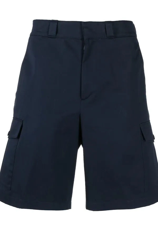 Prada knälånga cargoshorts - Blå