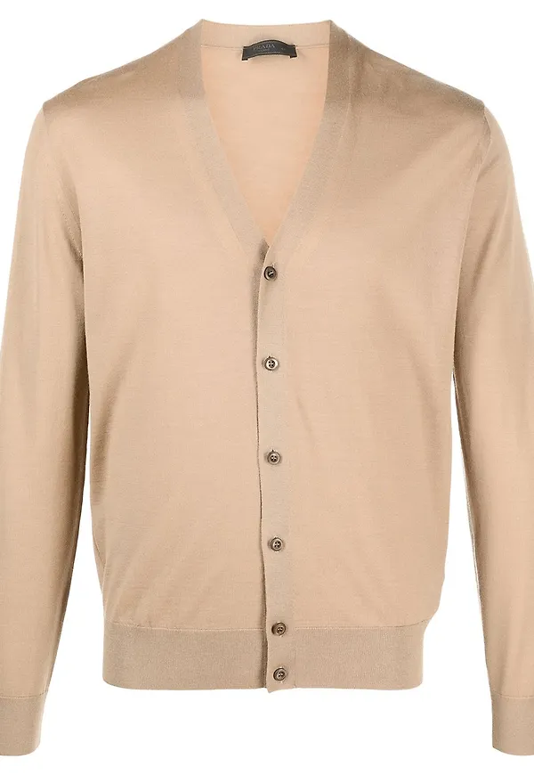 Prada kofta med knäppning - Neutral