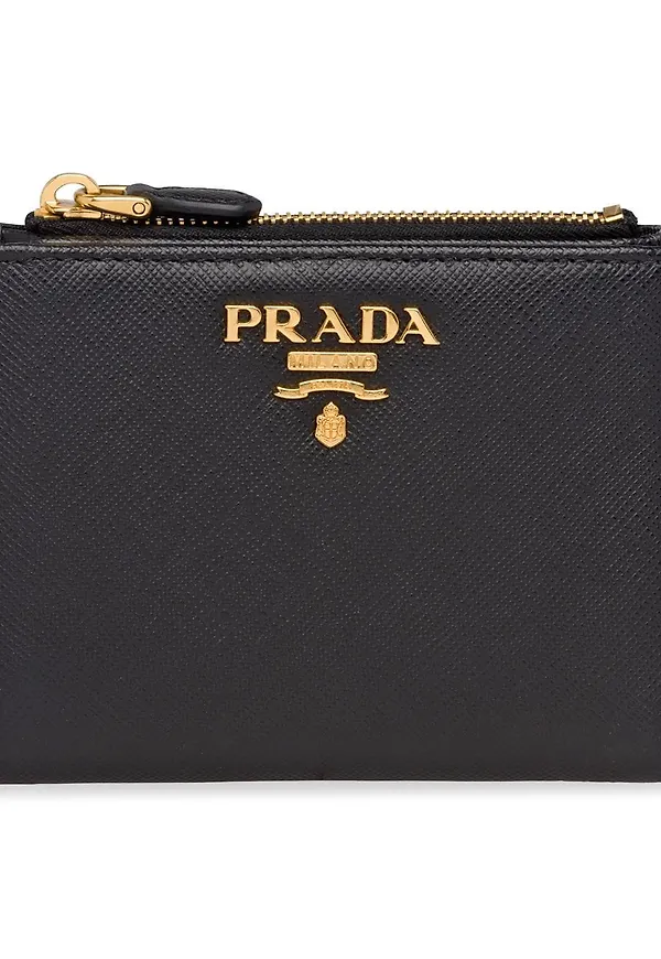 Prada kompakt plånbok - Svart