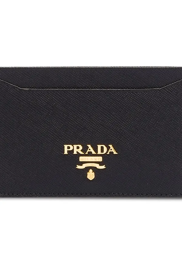 Prada kortfodral i läder - Svart