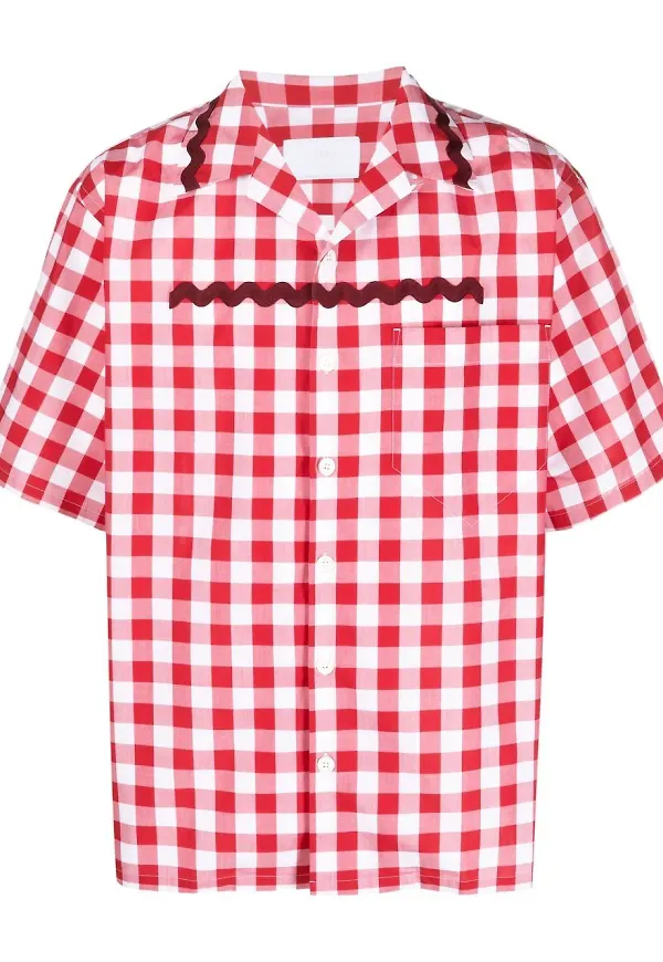 Prada kortärmad skjorta - Vit
