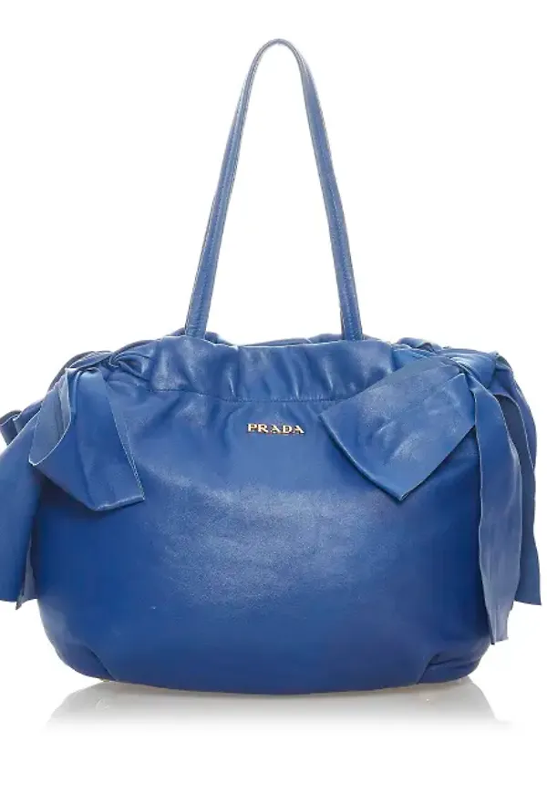 Prada Leather Bow Satchel