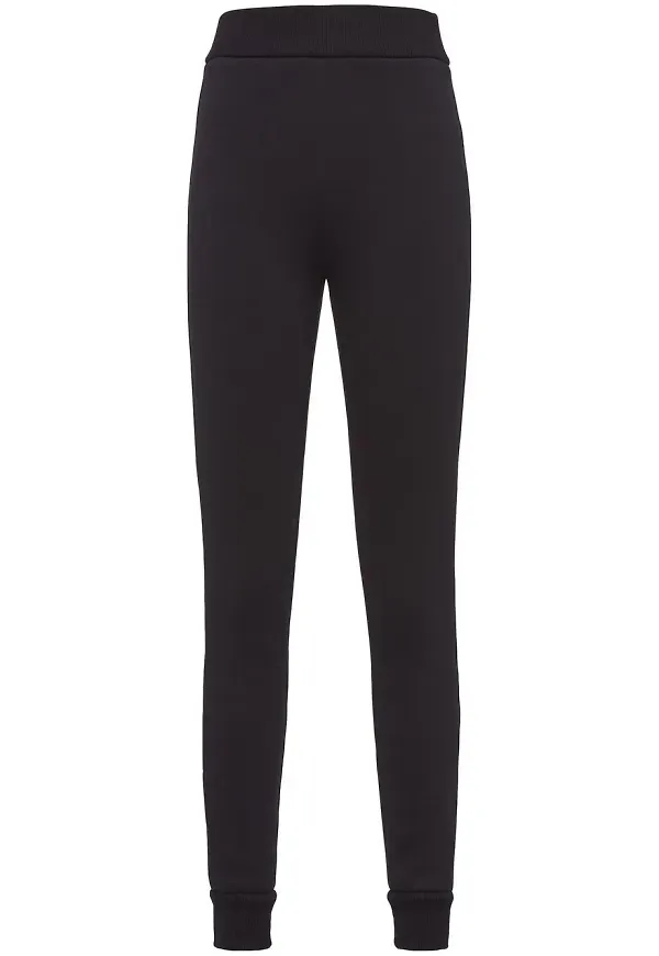 Prada leggings med hög midja - Svart