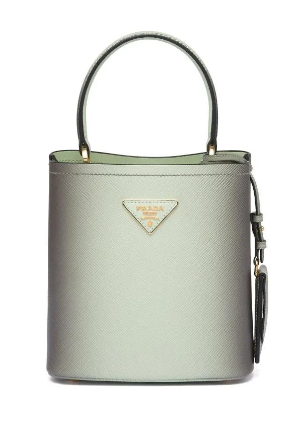 Prada liten väska i Saffiano-läder - Grön