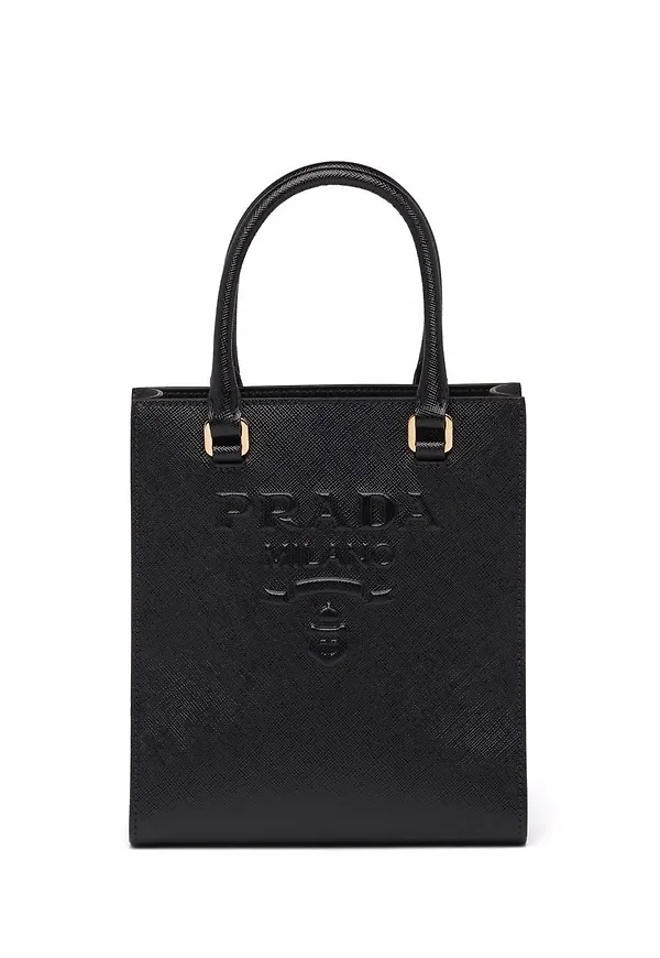 Prada liten väska i Saffiano-läder - Svart