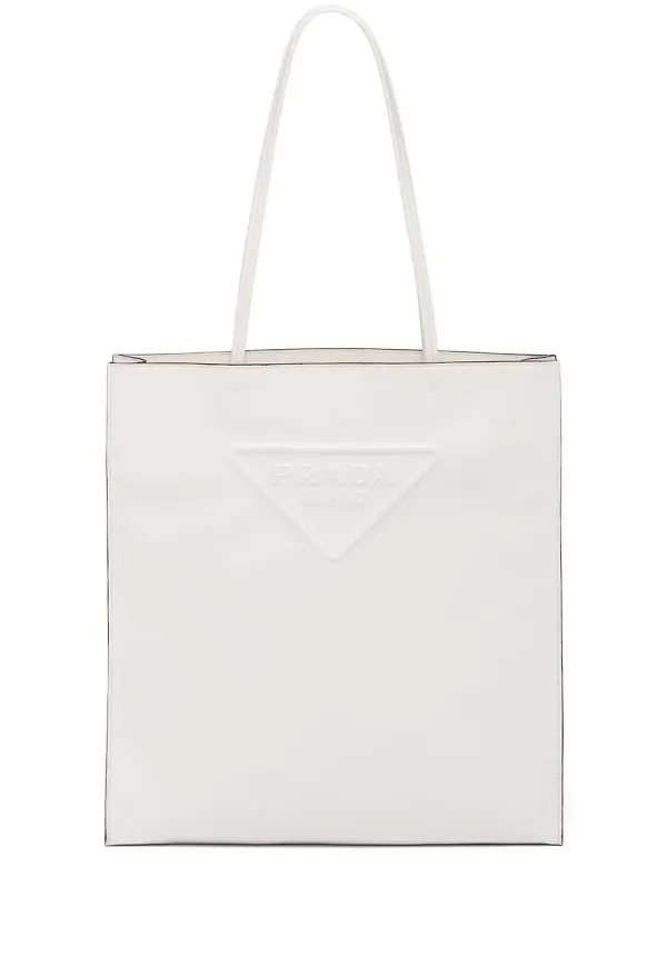 Prada liten väska i Saffiano-läder - Vit
