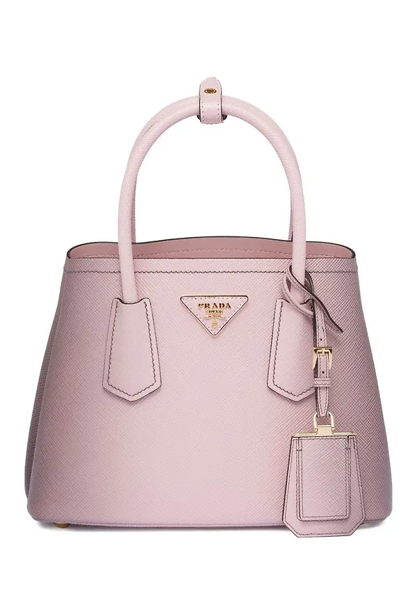 Prada liten väska i saffianoläder - Rosa