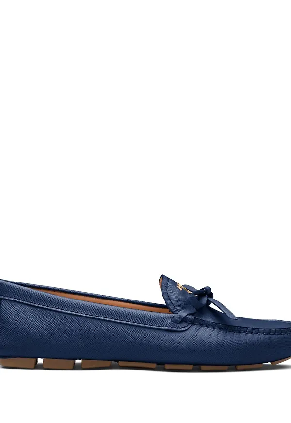 Prada loafers med rosettdetalj - Blå