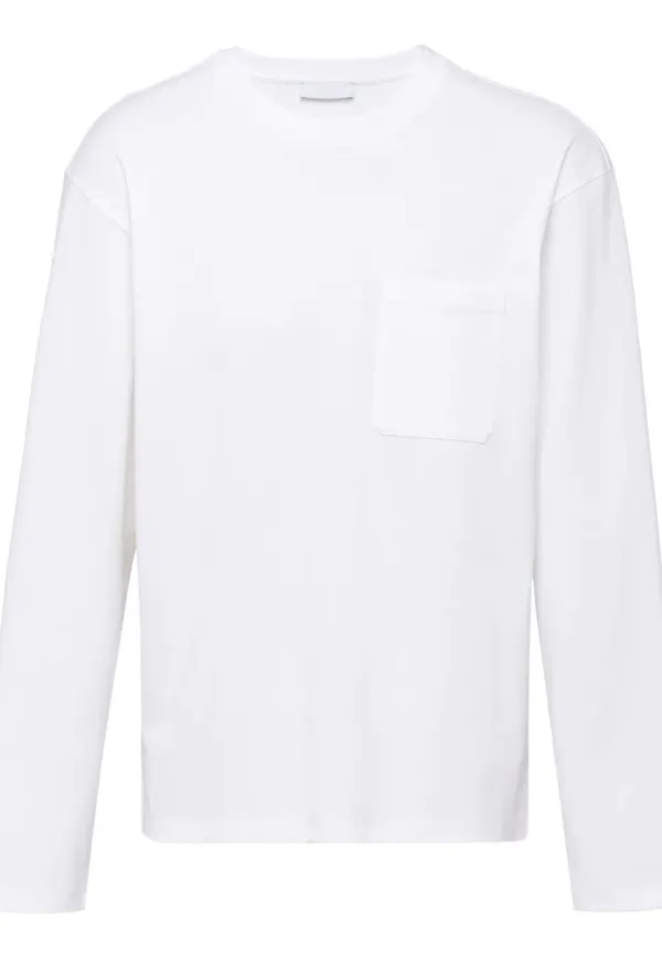 Prada långärmad t-shirt - Vit