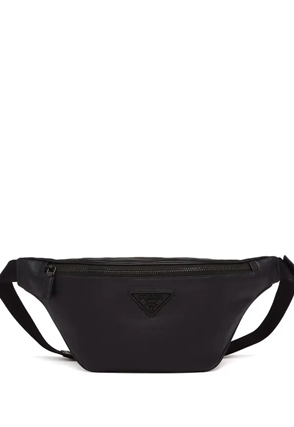 Prada midjeväska i läder - Svart