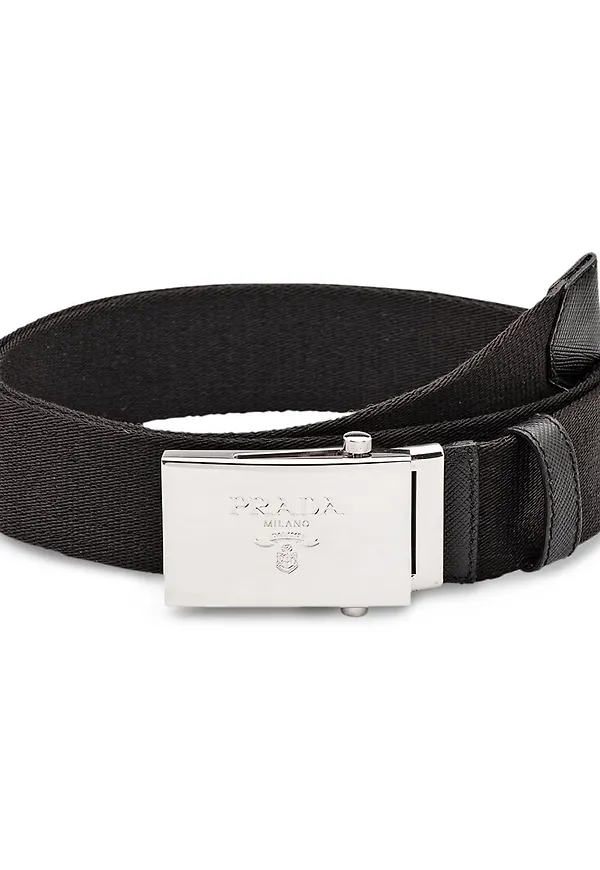 Prada midjeväska i tech-material - Brun