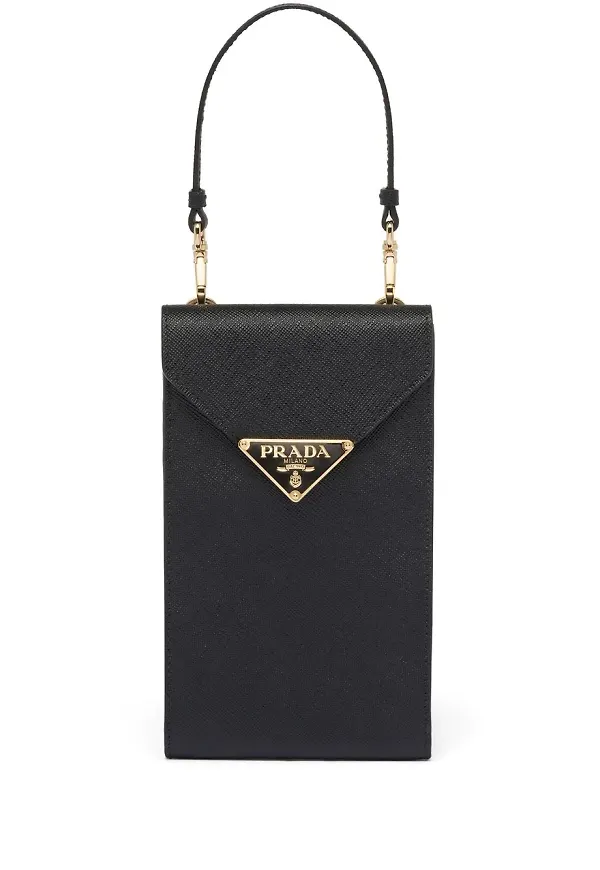 Prada miniväska i Saffiano-läder - Svart