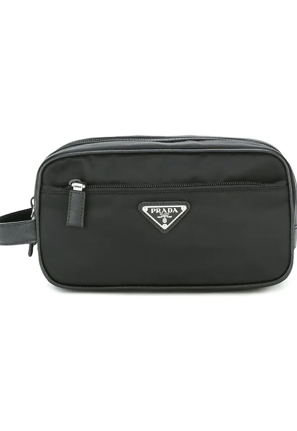 Prada necessär i nylon - Svart