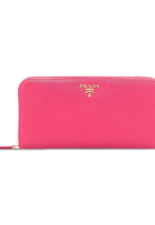 Prada plånbok i läder - Rosa