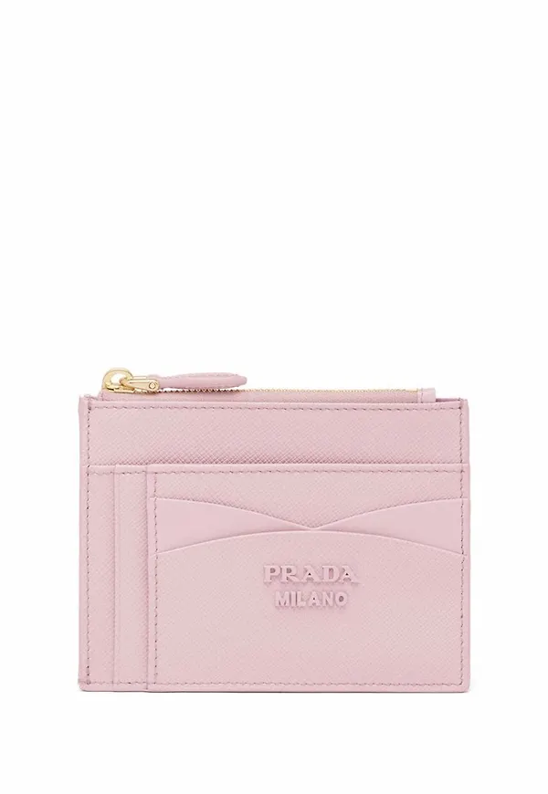 Prada plånbok i Saffiano-läder - Rosa