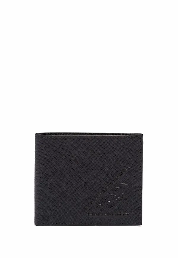 Prada plånbok i Saffiano-läder - Svart