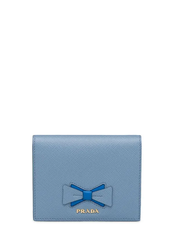 Prada plånbok med rosett - Blå