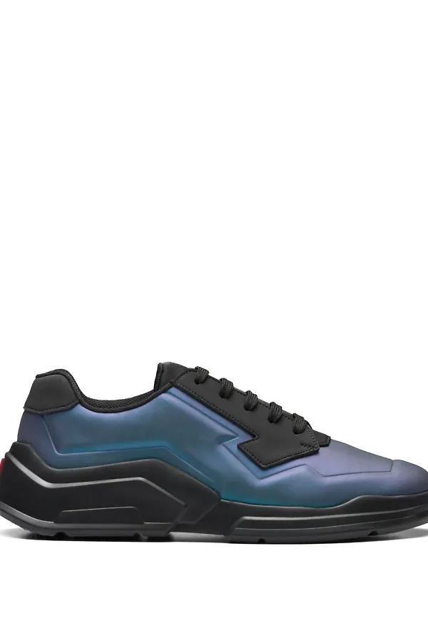 Prada Polarius låga sneakers - Svart