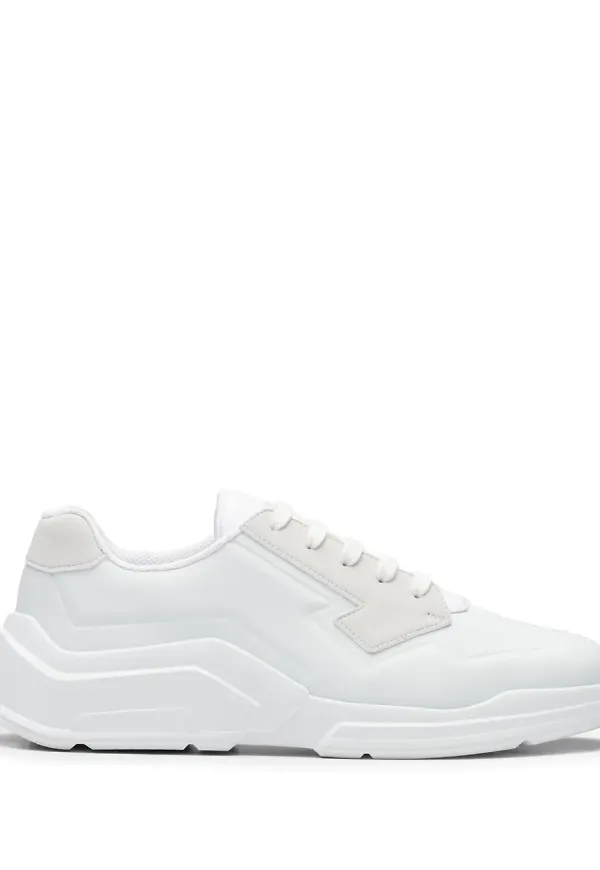 Prada Polarius låga sneakers - Vit