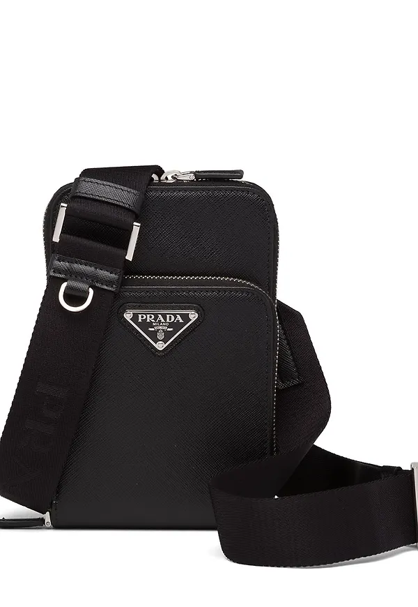 Prada pouch med smartphone-fodral - Svart