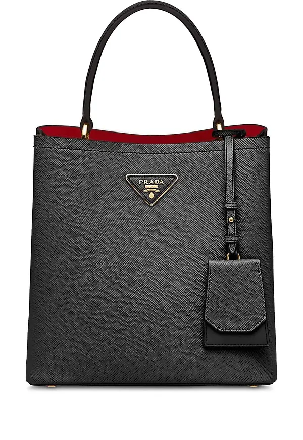 Prada Prada toteväska i läder - Svart
