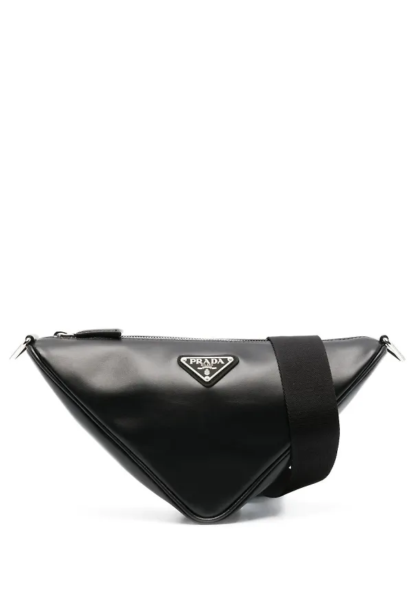Prada Prada Triangle axelväska - Svart